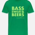 Green T-Shirt with light green Print