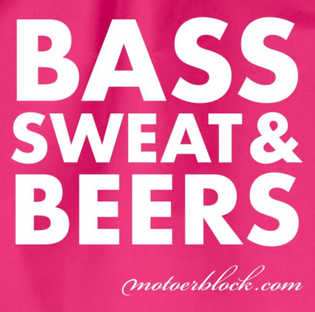 Detail Druck 'Bass Sweat & Beers'